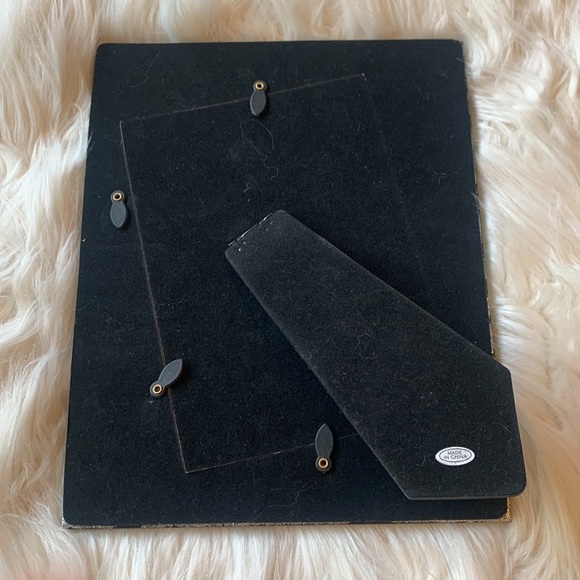 SILVER GLITTER ZEBRA MIRROR PRINT 5" X 7" PHOTO FRAME GLASS - Picture 4 of 8